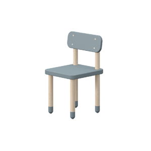 Modrá dětská židle Flexa Dots