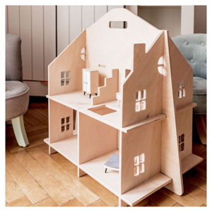 Dřevěný dětský domeček pro panenky Dekornik Doll House