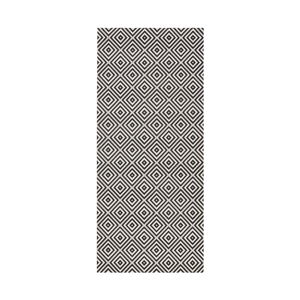 Černo-bílý koberec vhodný do exteriéru Bougari Karo, 80 x 150 cm