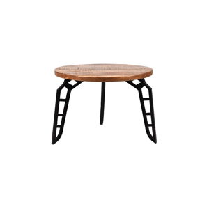 Odkládací stolek s deskou z mangového dřeva LABEL51 Flintstone, ⌀ 60 cm