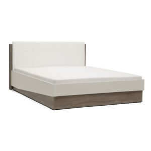 Bílá dvoulůžková postel Mazzini Beds Dodo, 160 x 200 cm