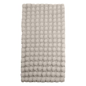 Světle šedá relaxační masážní matrace Linda Vrňáková Bubbles, 110 x 200 cm