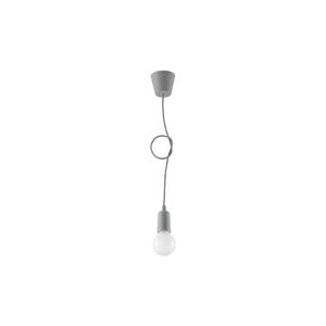 Šedé závěsné svítidlo ø 5 cm Rene – Nice Lamps