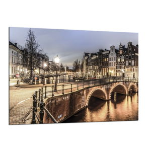 Obraz Styler Glasspik Amsterdam City, 70 x 100 cm