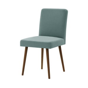 Mentolově zelená židle s tmavě hnědými nohami z bukového dřeva Ted Lapidus Maison Fragrance