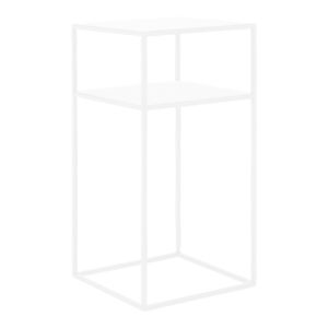 Bílý odkládací patrový stolek Custom Form Tensio, 30 x 30 cm
