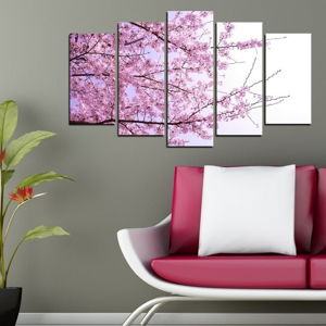 Vícedílný obraz 3D Art Pink Touche, 102 x 60 cm