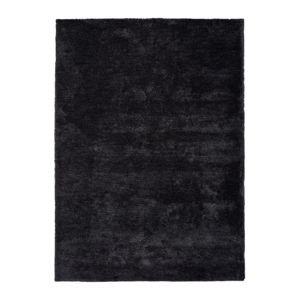 Antracitově černý koberec Universal Shanghai Liso, 160 x 230 cm