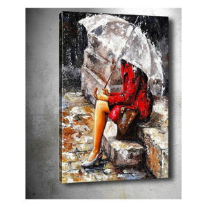 Obraz Tablo Center Waiting in the Rain, 40 x 60 cm