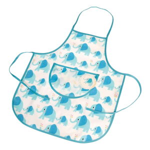 Dětská modrá kuchařská zástěra se slony Rex London