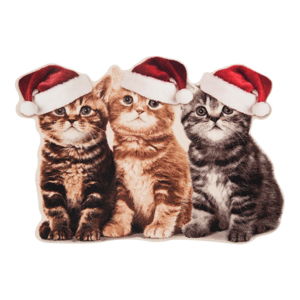 Rohožka Hanse Home Christmas Cats, 45 x 64 cm