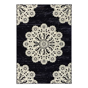 Černý koberec Hanse Home Gloria Lace, 200 x 290 cm