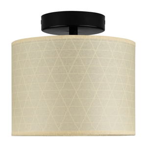 Béžové stropní svítidlo se vzorem trojúhelníků Sotto Luce Taiko, ⌀ 25 cm