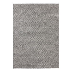 Šedý koberec vhodný i na ven Elle Decor Bloom Croix, 80 x 150 cm