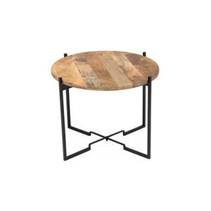 Konferenční stolek s železnou konstrukcí WOOX LIVING Fera, ⌀ 53 cm