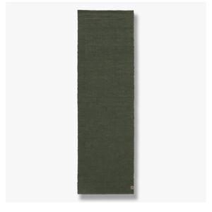 Tmavě zelený jutový koberec 140x200 cm Ribbon – Mette Ditmer Denmark