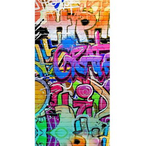 Plážová osuška s potiskem Good Morning Graffity, 150 x 75 cm