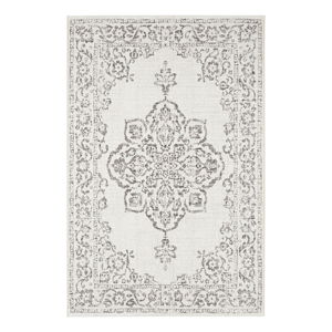 Šedo-krémový venkovní koberec Bougari Tilos, 120 x 170 cm