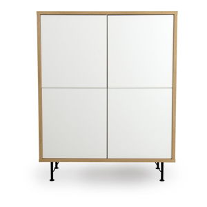Bílá skříň Tenzo Flow, 111 x 137 cm