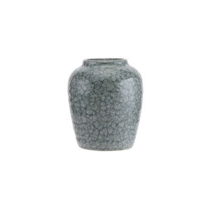 Šedá vzorovaná váza A Simple Mess Alia, ⌀ 9,2 cm