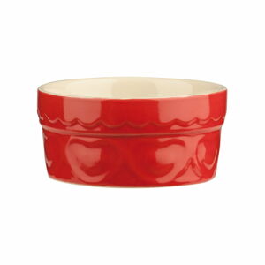 Červená zapékací kameninová miska na creme brulee Premier Housewares Sweet Heart, ⌀ 10 cm