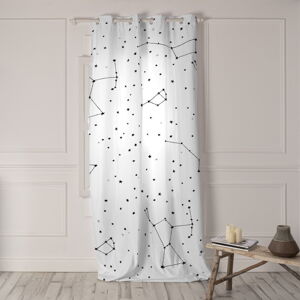 Bílý závěs 140x300 cm Constellation – Blanc