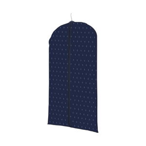 Tmavě modrý závěsný obal na oblečení Compactor Dots, délka 100 cm