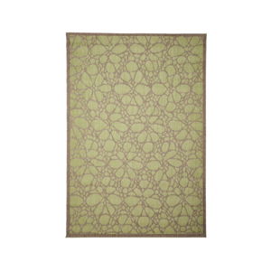 Zelený venkovní koberec Floorita Fiore, 135 x 190 cm