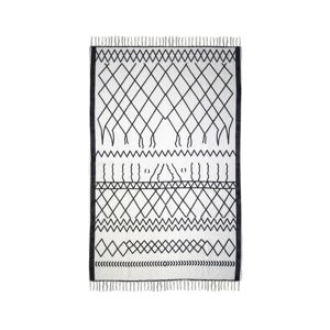 Černobílý bavlněný koberec HSM collection Colorful Living Garrio, 70 x 120 cm