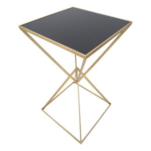 Barový stůl se skleněnou deskou 60x60 cm Piramid – Mauro Ferretti
