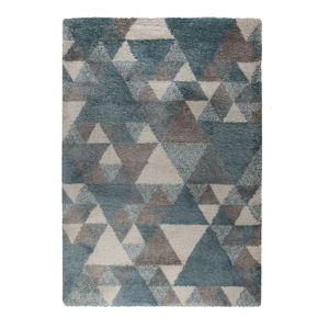 Modro-šedý koberec Flair Rugs Nuru, 120 x 170 cm