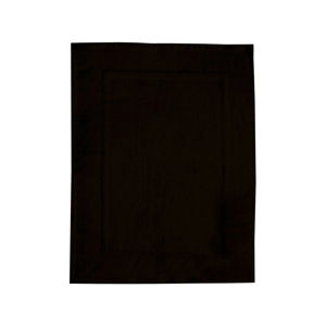 Černá bavlněná koupelnová předložka Wenko, 50 x 70 cm
