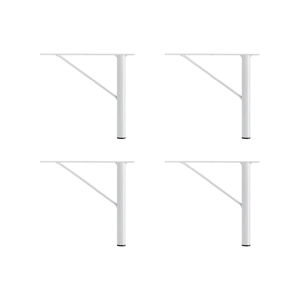 Bílé kovové nožičky ke skříním v sadě 4 ks Mistral & Edge by Hammel - Hammel Furniture