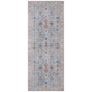 Modro-béžový koberec Nouristan Vivana, 80 x 200 cm