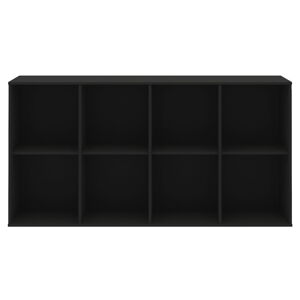 Černý modulární policový systém 136x69 cm Mistral Kubus - Hammel Furniture