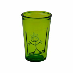 Zelená sklenice z recyklovaného skla Ego Dekor Zeus, 300 ml