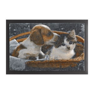 Rohožka Hanse Home Animals Dog and Cat, 40 x 60 cm