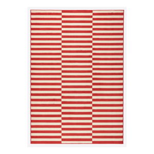 Červeno-bílý běhoun Hanse Home Gloria Panel, 80 x 300 cm