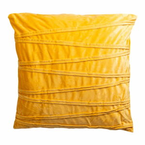 Žlutý dekorativní polštář JAHU collections Ella, 45 x 45 cm