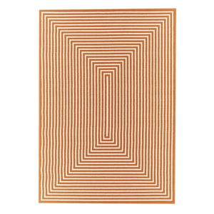 Oranžový venkovní koberec Floorita Braid, 160 x 230 cm