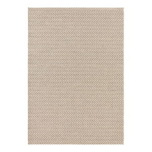 Krémový koberec vhodný i na ven Elle Decor Brave Caen, 120 x 170 cm