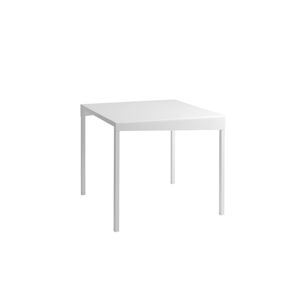 Bílý kovový jídelní stůl Custom Form Obroos, 80 x 80 cm