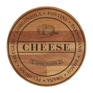 Prkénko z bukového dřeva Bisetti Broad Cheese, ø 30 cm