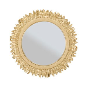 Nástěnné zrcadlo v železném rámu Mauro Ferretti Glam Petalo, ⌀ 42,5 cm