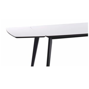 Černo-bílá přídavná deska k jídelnímu stolu Rowico Griffin, 90 x 45 cm
