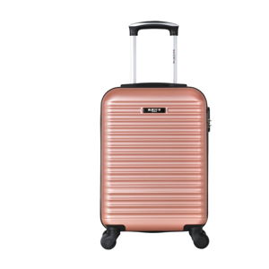 Růžový cestovní kufr na kolečkách Bluestar Mirassa, 31 l