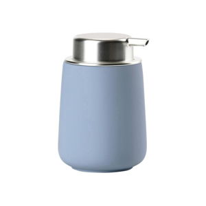 Modrý porcelánový dávkovač tekutého mýdla Zone Blue Fog, 250 ml