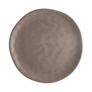 Hnědý porcelánový talíř na pizzu Brandani Pizza, ⌀ 26 cm