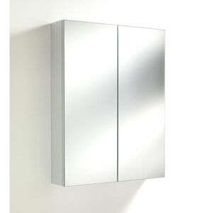 Bílá nástěnná zrcadlová skříňka Tomasucci Bony
