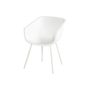 Bílé plastové zahradní židle v sadě 2 ks Amalia Alu Rondo – Hartman